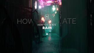 How to create Rain CC Rainfall in After Effects #aftereffects