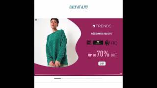 AjioMANIA Sale Tips🤩Order ela place cheste best discount confirm🙌Ordered 10 items💃🏻TRENDS2022 coupon