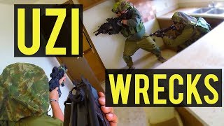 Uzi Wrecks House | American Milsim Operation: Copperhead 3 (KWC Airsoft Uzi Gas Blow Back SMG)