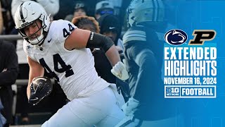 Penn State at Purdue | Extended Highlights | Big Ten Football | 11/16/2024