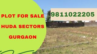 Plot For Sale Huda Sectors Gurgaon 9811022205