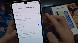 Samsung Galaxy A15: How to Turn On/Off AUTO SPELL CHECK