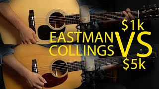 $1000 Acoustic vs $5000 Acoustic : Eastman vs Collings