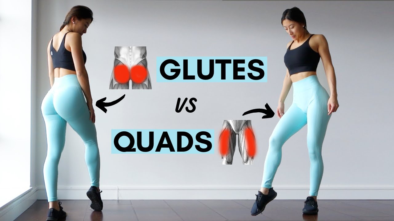 How To Build The GLUTES Or QUADS More | Booty VS Leg Exercises - YouTube