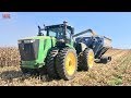 420 hp John Deere Tractors Moving 13,500 bu of Corn an Hour