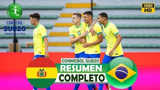 Bolivia vs Brasil SUB-20 | Resumen y Goles | SUDAMERICANO 2025 HD