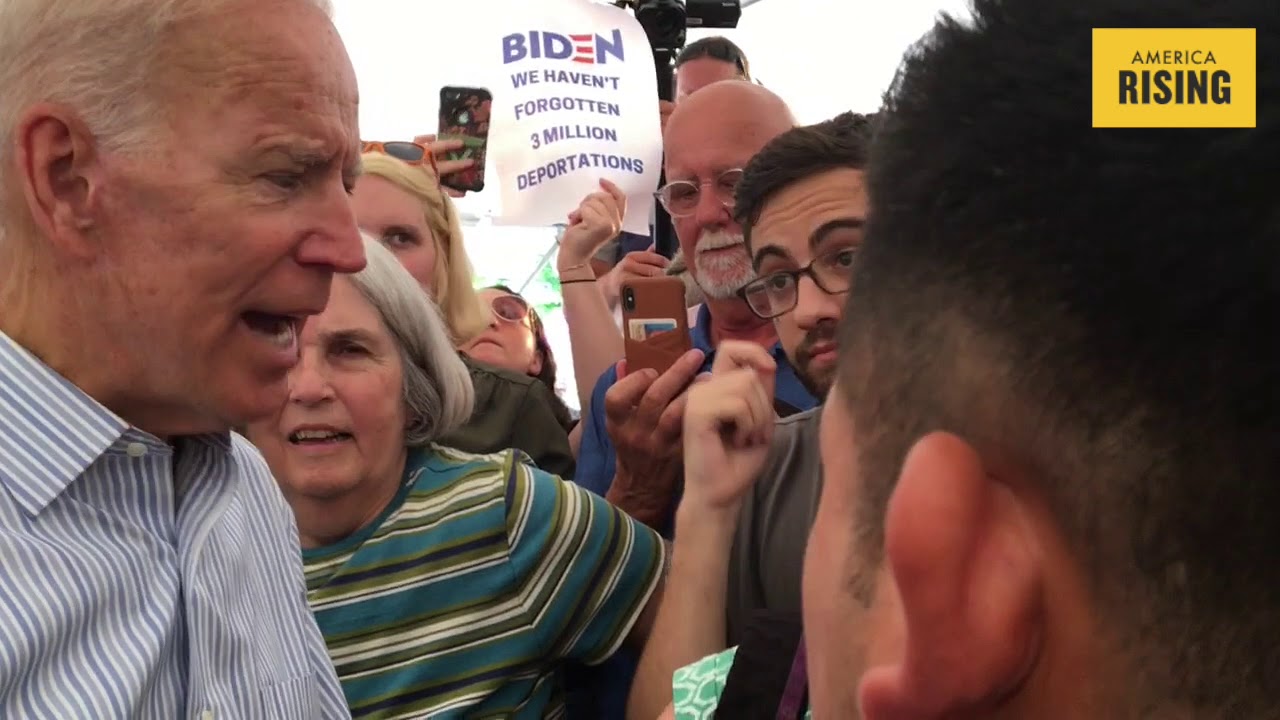 Joe Biden Confronted By Immigration Protestors, Refuses To Commit To ...