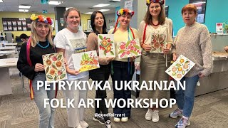 Discover the Vibrant Art of Petrykivka: A Ukrainian Folk Painting Workshop