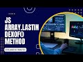 JavaScript array.lastIndexOf() Explained with Examples