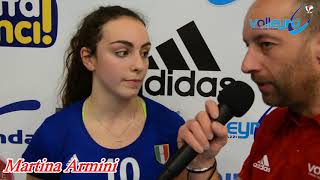 24.02.18 - Volleyrò interviste. Martina Armini