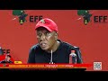 EFF Press Conference, Addressed by President, Julius Malema
