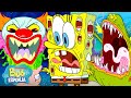 Bob Esponja | ¡60 MINUTOS de Fantasmas, Monstruos y Más! 👻 | Especial de Criaturas | Español