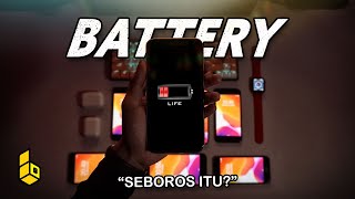 Tes Baterai iPhone 7 vs 7 Plus vs 8 vs 8 Plus vs X vs XR vs 11 vs SE di iOS 14. Seboros itu?