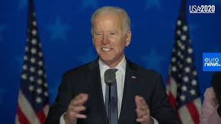 "Mantened la fe" discurso completo de Joe Biden tras perder varios estados clave