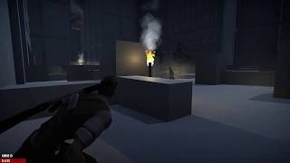 UNITY - Level Design : City Post-Apo Infiltration - #1 Iteration