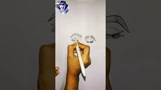 Eyes 👀 sketch with 🖋️#trending #satisfying #eyebrows #Leeminza craft #art#realisticdrawing #creative