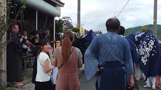 河井若宮八幡神社前夜祭道中2,2024