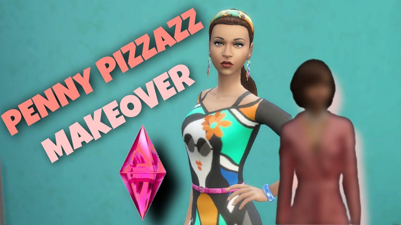 Penny Pizzazz Makeover | The Sims 4 Townies Makeover - YouTube