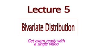 Bivariate Distribution