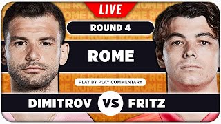 DIMITROV vs FRITZ • ATP Rome 2024 • LIVE Tennis Play-by-Play Stream