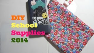 DIY School Supplies 2014