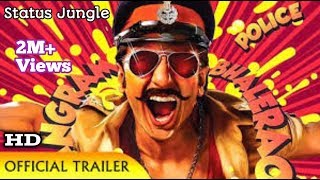 Simmba | Official Trailer | Ranveer Singh, Sara Ali Khan, Sonu Sood | December 28 \ STATUS JUNGLE