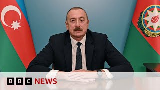 Azerbaijan president withdraws from Nagorno-Karabakh talks – BBC News