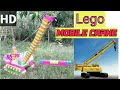 How To Build a Crawler Crane || Cara Membuat Mobile Crane || Truk  Katrol Menggunakan LEGO Blocks