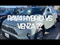 TOYOTA RAV4 HYBRID VS VENZA SUV COMPARISON