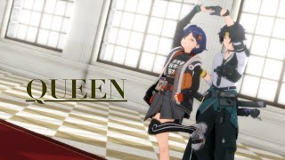 【ゼンゼロMMD】 QUEEN 【浅羽悠真＆リン】