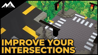 How to Build an Intersection | Minecraft City Tutorial