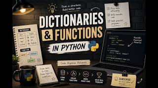 Dictionaries & Functions in Python 🔥 Beginner Tutorial