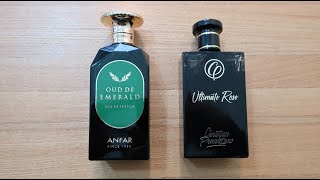 OMG! Ultimate Rose Christian Provenzano VS Anfar Oud De Emerald luxurious Sensual Lavish magnificent