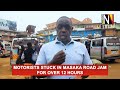 Motorists stuck in Masaka road jam for over 12 hours