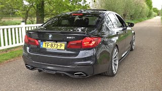 420HP BMW 540i Stage 2 - Burnout, Pops \u0026 Bangs, Accelerations!