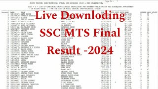 SSC MTS Result 2024 Kaise Dekhe ? How To Check SSC MTS Result 2024 ?SSC MTS Score Card 2024 Download