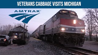 Amtrak Veterans Cabbage on Pere Marquette 371