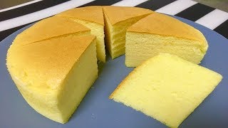 The practice of super tender oil-free cake, the best way to consume light cream