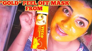 GOLD PEELOFF MASK from vicco turmeric /tan removal