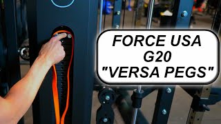 Force USA G20 Weight Stack Mini-Band Pegs AKA "Versa Pegs"