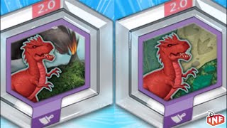 Disney Infinity Dinosaur World sky dome and terrain theme change power disc preview