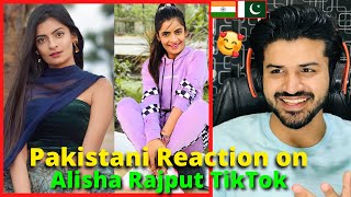 Pakistani React on Alisha Rajput TIKTOK VIDEOS | Indian TikToker | Reaction Vlogger