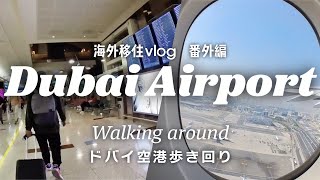 ドバイ空港でトランジット Dubai Airport Walking around アラブ首長国連邦 【 海外移住 南アフリカ Vlog 】