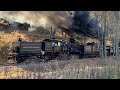 Cass Scenic Railroad: Autumn Doubleheader up Back Allegheny Mountain (ft. Shay 2 and Shay 4)