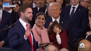 JD Vance sworn in as vice-president of the U.S.