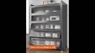 Joybos® 6 Tier Upgrade Large Metal Kitchen Pantry Storage Cabinet F118