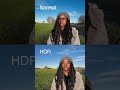 DJI Osmo Action 3 HDR vs Normal Colour #shorts #djiosmoaction3