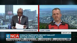 Cosatu  supports secret ballot before strike action