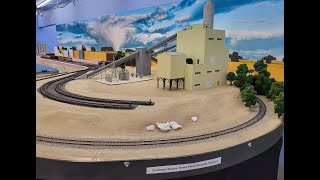 K\u0026W HO Scale Model Railroad, Construction Update #39 -  Power Plant work and some painting done