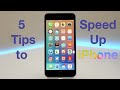 5 Tips to Speed up iPhone 5 Tips to Speed up iPhone